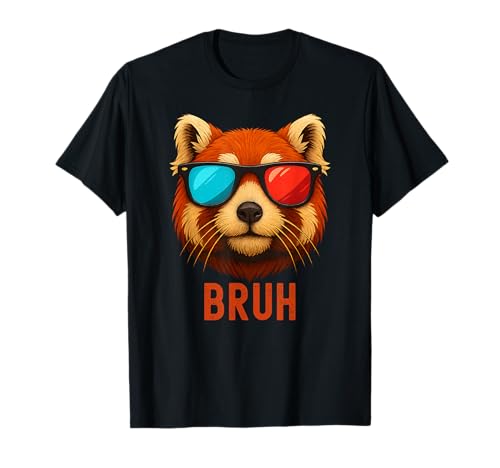 Niedlicher roter Panda Bruh lustiger roter Panda für Kinder, Mädchen und Jungen T-Shirt Niedlicher roter Panda Bruh lustiger roter Panda für Kinder, Mädchen und Jungen T-Shirt von Funny Red Panda Apparel for Men & Women