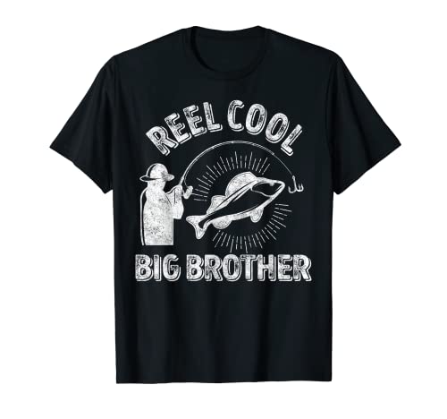 Herren Reel Cool Big Brother Shirt Funny Fisherman Christmas T-Shirt Herren Reel Cool Big Brother Shirt Funny Fisherman Christmas T-Shirt von Funny Reel Cool Big Brother TShirt
