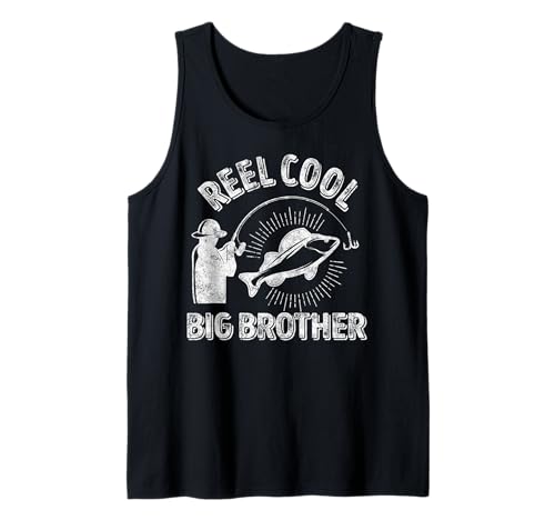 Herren Reel Cool Big Brother Shirt Funny Fisherman Christmas Tank Top Herren Reel Cool Big Brother Shirt Funny Fisherman Christmas Tank Top von Funny Reel Cool Big Brother TShirt