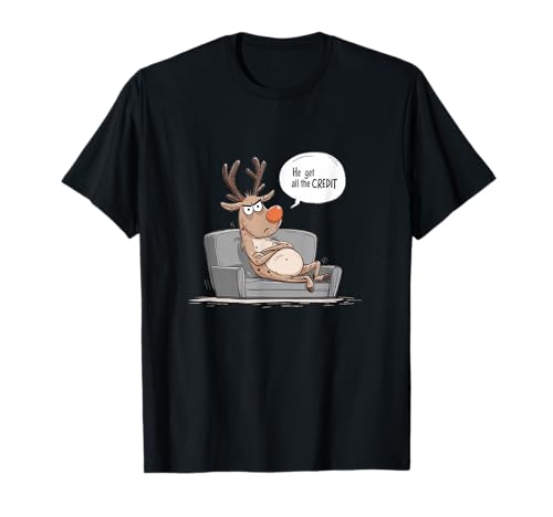 Lustiges eifersüchtiges Rentier Kostüm für Jungen und Mädchen T-Shirt Lustiges eifersüchtiges Rentier Kostüm für Jungen und Mädchen T-Shirt von Funny Reindeer Speech Outfit