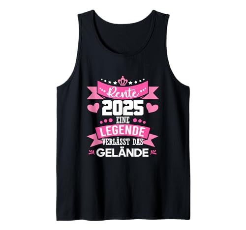 Rente 2025 eine Legende verlässt das gelände Lustige Männer Frauen Tank Top Rente 2025 eine Legende verlässt das gelände Lustige Männer Frauen Tank Top von Funny Retired 2025 retirement