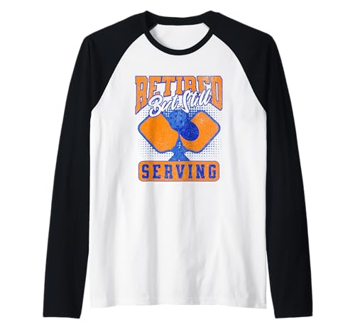 Lustiger Ruhestand Pickle Ball Spieler Ruhestand Männer Pickleball Raglan von Funny Retirement Pickleball Tee For Men Retiree
