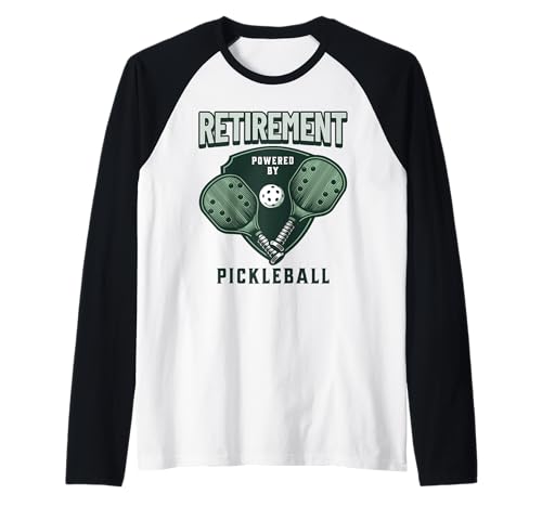 Lustiger Ruhestand Pickle Ball Spieler Ruhestand Männer Pickleball Raglan von Funny Retirement Pickleball Tee For Men Retiree