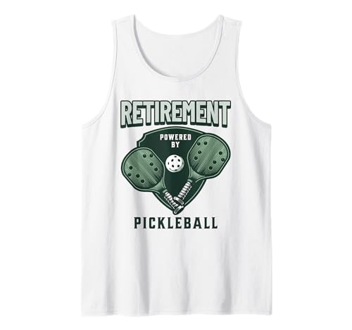 Lustiger Ruhestand Pickle Ball Spieler Ruhestand Männer Pickleball Tank Top von Funny Retirement Pickleball Tee For Men Retiree