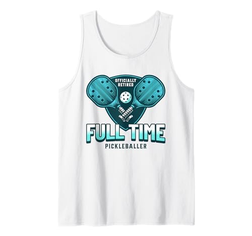 Lustiger Ruhestand Pickle Ball Spieler Ruhestand Männer Pickleball Tank Top von Funny Retirement Pickleball Tee For Men Retiree