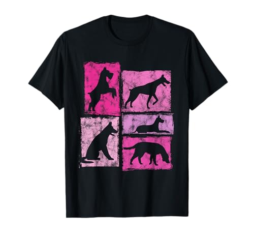 Hundegrafik I Love All Dogs für Frauen und Mädchen Retro T-Shirt Hundegrafik I Love All Dogs für Frauen und Mädchen Retro T-Shirt von Funny Retro Dog Lover Graphics For Women Girls