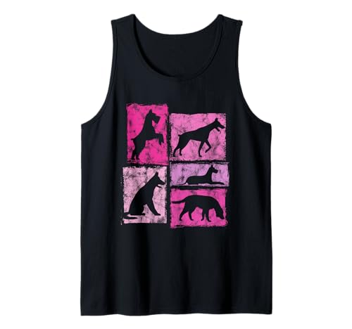 Hundegrafik I Love All Dogs für Frauen und Mädchen Retro Tank Top Hundegrafik I Love All Dogs für Frauen und Mädchen Retro Tank Top von Funny Retro Dog Lover Graphics For Women Girls