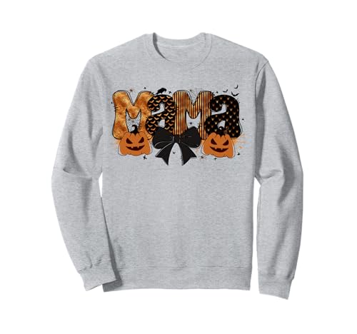 Retro Mama Kürbis Halloween Kokette Gruselige Mama Halloween Sweatshirt Retro Mama Kürbis Halloween Kokette Gruselige Mama Halloween Sweatshirt von Funny Retro Halloween Spooky Season
