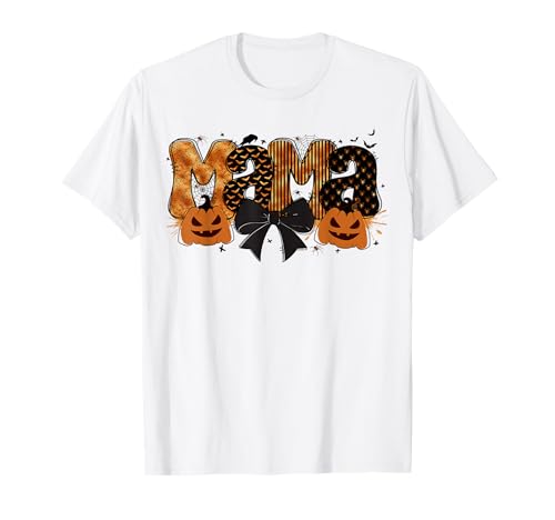 Retro Mama Kürbis Halloween Kokette Gruselige Mama Halloween T-Shirt Retro Mama Kürbis Halloween Kokette Gruselige Mama Halloween T-Shirt von Funny Retro Halloween Spooky Season