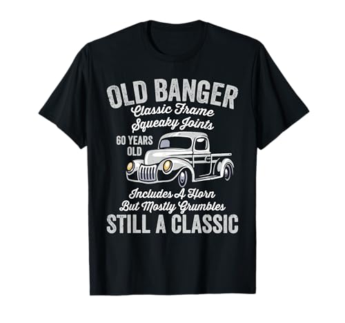 60. Geburtstag Vintage Old Banger 60 Jahre alte Männer Retro T-Shirt 60. Geburtstag Vintage Old Banger 60 Jahre alte Männer Retro T-Shirt von Funny Retro Present Idea for Old Banger