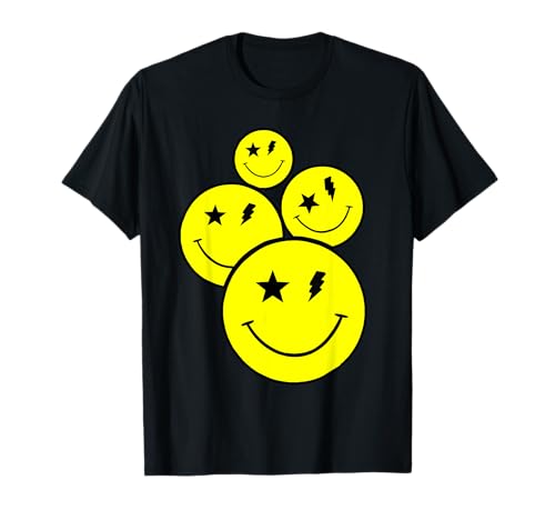Retro Psychedelic Smile Face 90er Jahre Mode für Männer Frauen Kinder T-Shirt Retro Psychedelic Smile Face 90er Jahre Mode für Männer Frauen Kinder T-Shirt von Funny Retro Psychedelic Trending Smile Face 90s