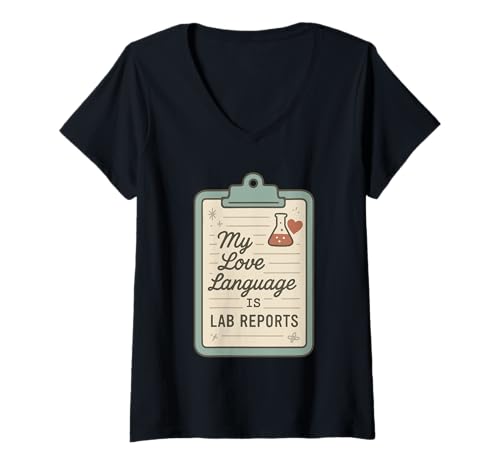 Damen Science Mom Nerd Cartoon Chemiker Geeky Lab Coding STEM Pride T-Shirt mit V-Ausschnitt Damen Science Mom Nerd Cartoon Chemiker Geeky Lab Coding STEM Pride T-Shirt mit V-Ausschnitt von Funny Retro Science Motherhood Coding STEM Woman