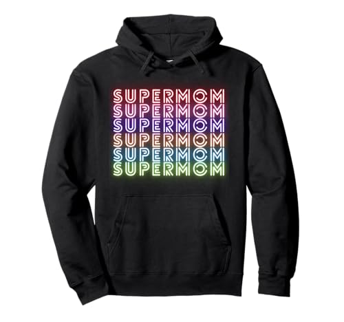 Lustige Supermom Retro Vintage Mama Mutter Super Mom Pullover Hoodie Lustige Supermom Retro Vintage Mama Mutter Super Mom Pullover Hoodie von Funny Retro Supermom Apparel