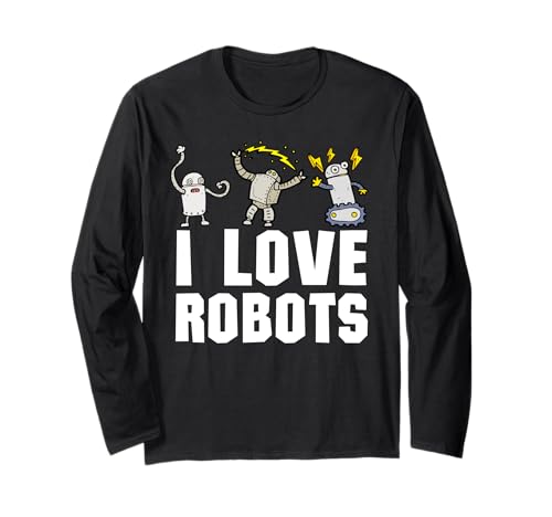 Coole Roboterkunst für Jungen Mädchen Kinder Robotik Ingenieur Roboter Langarmshirt Coole Roboterkunst für Jungen Mädchen Kinder Robotik Ingenieur Roboter Langarmshirt von Funny Robot Gift Robot Lover Robotics