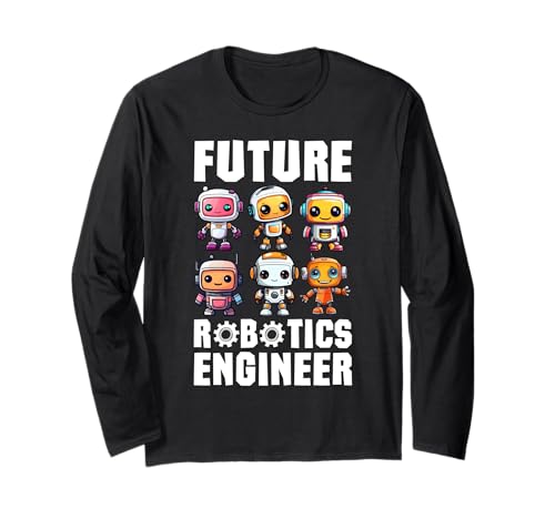 Coole Roboterkunst für Jungen Mädchen Kinder Robotik Ingenieur Roboter Langarmshirt Coole Roboterkunst für Jungen Mädchen Kinder Robotik Ingenieur Roboter Langarmshirt von Funny Robot Gift Robot Lover Robotics