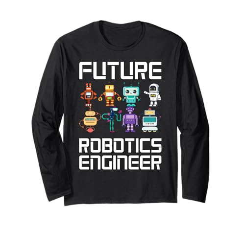 Coole Roboterkunst für Jungen Mädchen Kinder Robotik Ingenieur Roboter Langarmshirt Coole Roboterkunst für Jungen Mädchen Kinder Robotik Ingenieur Roboter Langarmshirt von Funny Robot Gift Robot Lover Robotics
