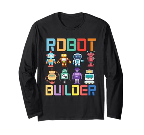 Coole Roboterkunst für Jungen Mädchen Kinder Robotik Ingenieur Roboter Langarmshirt Coole Roboterkunst für Jungen Mädchen Kinder Robotik Ingenieur Roboter Langarmshirt von Funny Robot Gift Robot Lover Robotics