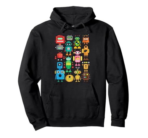 Coole Roboterkunst für Jungen Mädchen Kinder Robotik Ingenieur Roboter Pullover Hoodie Coole Roboterkunst für Jungen Mädchen Kinder Robotik Ingenieur Roboter Pullover Hoodie von Funny Robot Gift Robot Lover Robotics