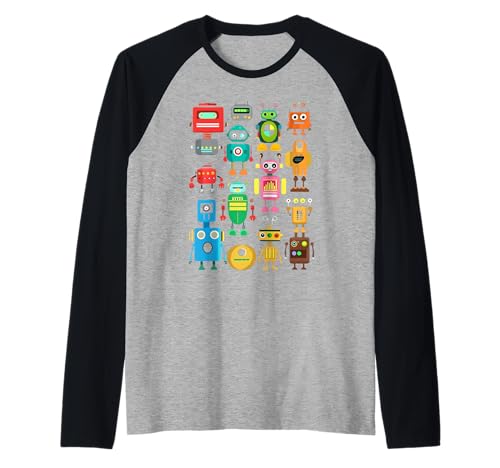 Coole Roboterkunst für Jungen Mädchen Kinder Robotik Ingenieur Roboter Raglan Coole Roboterkunst für Jungen Mädchen Kinder Robotik Ingenieur Roboter Raglan von Funny Robot Gift Robot Lover Robotics