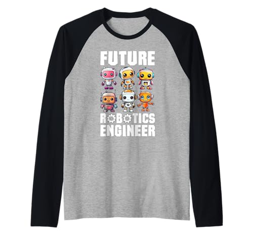 Coole Roboterkunst für Jungen Mädchen Kinder Robotik Ingenieur Roboter Raglan Coole Roboterkunst für Jungen Mädchen Kinder Robotik Ingenieur Roboter Raglan von Funny Robot Gift Robot Lover Robotics