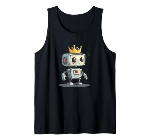 Silly Robot Reigning Over Techland für Jungen und Mädchen Tank Top Silly Robot Reigning Over Techland für Jungen und Mädchen Tank Top von Funny Robot King