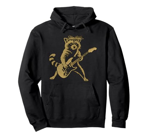 Waschbär spielt Gitarre Rock Star and Roll Männer Frauen Kinder Pullover Hoodie Waschbär spielt Gitarre Rock Star and Roll Männer Frauen Kinder Pullover Hoodie von Funny Rock Rocking Raccoon Playing Guitar Apparel