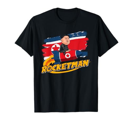 Trump Rocket Man Kim Jong Un Nordkorea Funny Nuke T-Shirt T-Shirt Trump Rocket Man Kim Jong Un Nordkorea Funny Nuke T-Shirt T-Shirt von Funny Rocket Man Kim Jong Un Shirts