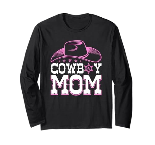 Cowboy-Mama Western Rodeo Country Cowgirl Life Langarmshirt Cowboy-Mama Western Rodeo Country Cowgirl Life Langarmshirt von Funny Rodeo Mama Western Cowboy Life Apparel