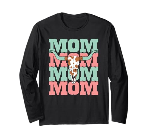 Mama Western Rodeo Country Cowgirl Life Langarmshirt Mama Western Rodeo Country Cowgirl Life Langarmshirt von Funny Rodeo Mama Western Cowboy Life Apparel