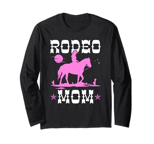 Rodeo Mama Western Rodeo Country Cowgirl Life Langarmshirt Rodeo Mama Western Rodeo Country Cowgirl Life Langarmshirt von Funny Rodeo Mama Western Cowboy Life Apparel