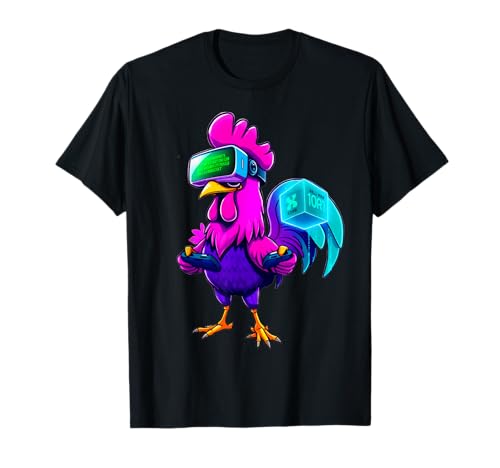 Lustiges Huhn Gaming Tag Rooster Farm Farmer Jungen Erwachsene T-Shirt Lustiges Huhn Gaming Tag Rooster Farm Farmer Jungen Erwachsene T-Shirt von Funny Rooster Chicken Lover Graphic Tees
