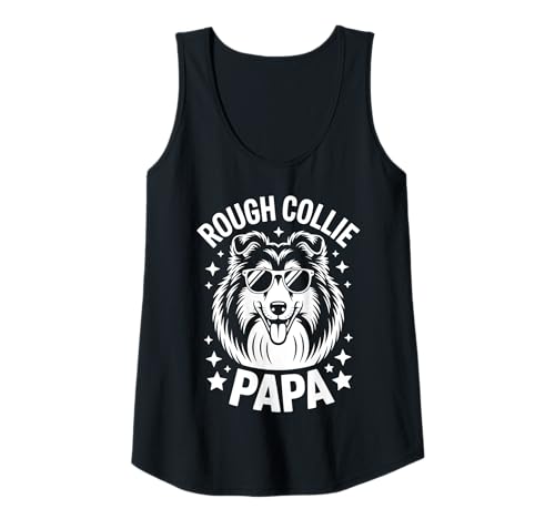 Damen Rough Collie Dad Lustiger Rough Collie Tank Top Damen Rough Collie Dad Lustiger Rough Collie Tank Top von Funny Rough Collie Cool Rough Collie Dad Designs