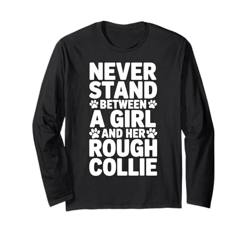 Rough Collie Girl Lustiger Rough Collie Langarmshirt Rough Collie Girl Lustiger Rough Collie Langarmshirt von Funny Rough Collie Cool Rough Collie Girl Designs