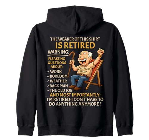 Retirement for Men – Retired Not My Problem Anymore Rente Kapuzenjacke Retirement for Men – Retired Not My Problem Anymore Rente Kapuzenjacke von Funny Ruhestand Männer - No More Work
