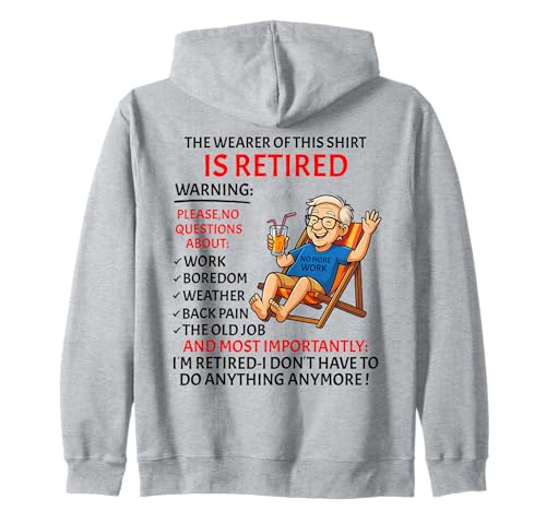 Retirement for Men – Retired Not My Problem Anymore Rente Kapuzenjacke Retirement for Men – Retired Not My Problem Anymore Rente Kapuzenjacke von Funny Ruhestand Männer - No More Work