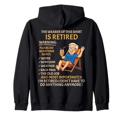 Retirement for Men – Retired Not My Problem Anymore Rente Kapuzenjacke Retirement for Men – Retired Not My Problem Anymore Rente Kapuzenjacke von Funny Ruhestand Männer - No More Work