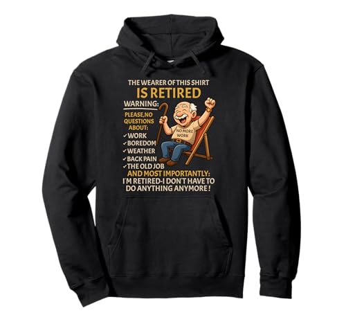 Retirement for Men – Retired Not My Problem Anymore Rente Pullover Hoodie Retirement for Men – Retired Not My Problem Anymore Rente Pullover Hoodie von Funny Ruhestand Männer - No More Work