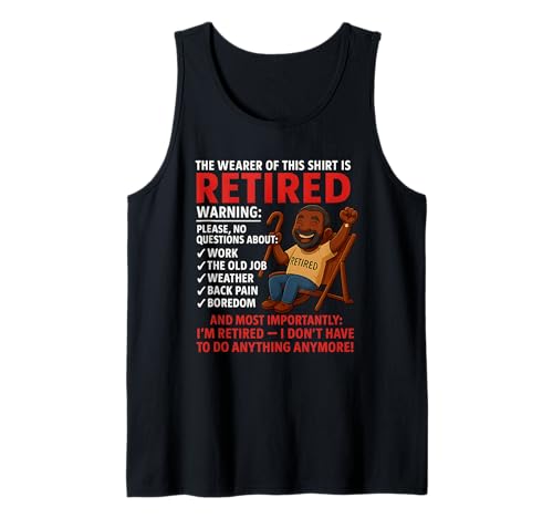 Retirement for Men – Retired Not My Problem Anymore Rente Tank Top Retirement for Men – Retired Not My Problem Anymore Rente Tank Top von Funny Ruhestand Männer - No More Work