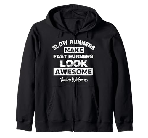 Lustige Laufshirts Slow Runners Herren Damen Kapuzenjacke Lustige Laufshirts Slow Runners Herren Damen Kapuzenjacke von Funny Runner Gifts