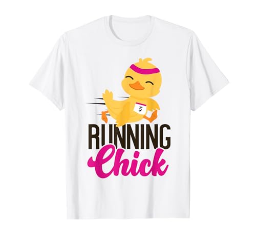 Running Runner Halbmarathon Huhn Mädchen Running Chick T-Shirt Running Runner Halbmarathon Huhn Mädchen Running Chick T-Shirt von Funny Running Jogging Jogger HS0