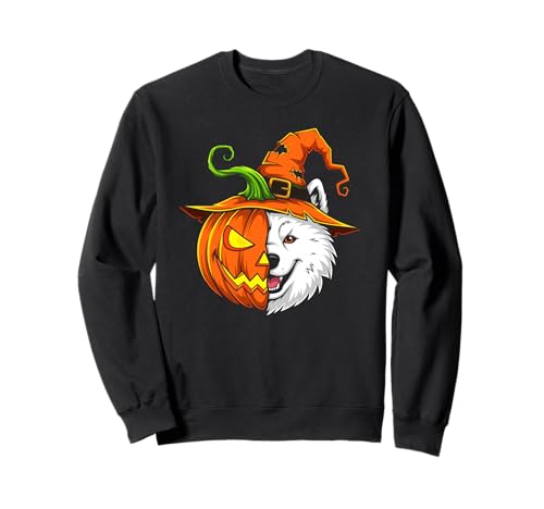 Samojede, Kürbis-Jack-O-Laterne, Halloween, Kinder, Herren und Damen Sweatshirt Samojede, Kürbis-Jack-O-Laterne, Halloween, Kinder, Herren und Damen Sweatshirt von Funny Samoyed Dog Lovers Halloween Pumpkin Outfits