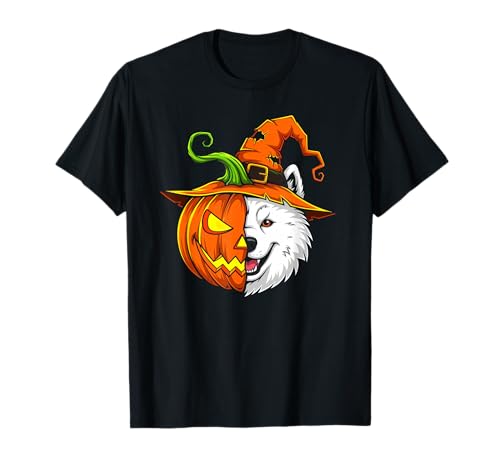 Samojede, Kürbis-Jack-O-Laterne, Halloween, Kinder, Herren und Damen T-Shirt Samojede, Kürbis-Jack-O-Laterne, Halloween, Kinder, Herren und Damen T-Shirt von Funny Samoyed Dog Lovers Halloween Pumpkin Outfits