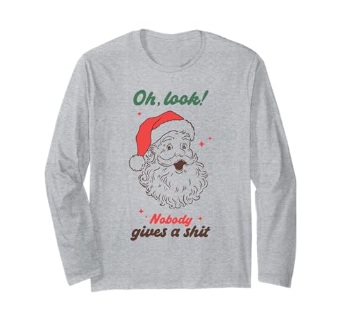 Lustiger Weihnachtsmann Nobody Cares Weihnachten Humor Männer Frauen Urlaub Langarmshirt Lustiger Weihnachtsmann Nobody Cares Weihnachten Humor Männer Frauen Urlaub Langarmshirt von Funny Santa Christmas Humor Holiday Graphic Tees