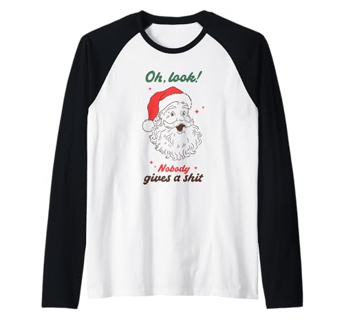 Lustiger Weihnachtsmann Nobody Cares Weihnachten Humor Männer Frauen Urlaub Raglan Lustiger Weihnachtsmann Nobody Cares Weihnachten Humor Männer Frauen Urlaub Raglan von Funny Santa Christmas Humor Holiday Graphic Tees