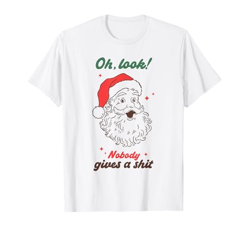 Lustiger Weihnachtsmann Nobody Cares Weihnachten Humor Männer Frauen Urlaub T-Shirt Lustiger Weihnachtsmann Nobody Cares Weihnachten Humor Männer Frauen Urlaub T-Shirt von Funny Santa Christmas Humor Holiday Graphic Tees