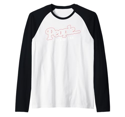Women People Not a Big Fan Funny Sarcastic Introvert Raglan von Funny Sarcasm Saying Tee