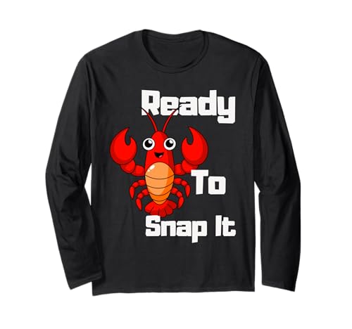 Lustiges Hummer-Hemd, bereit zum Einrasten, Krebstier-Humor, Kinder Langarmshirt Lustiges Hummer-Hemd, bereit zum Einrasten, Krebstier-Humor, Kinder Langarmshirt von Funny Sarcastic Animals T-shirt For Kids
