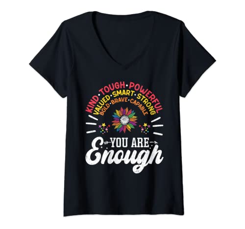 Damen Lustiges LGBTQ "You Are Kind Enough" T-Shirt mit V-Ausschnitt Damen Lustiges LGBTQ "You Are Kind Enough" T-Shirt mit V-Ausschnitt von Funny Sarcastic Gay Graphic & More
