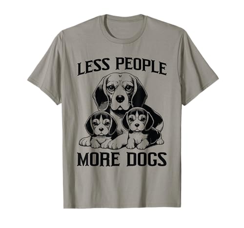 Less People More Dogs Lustiger Spruch Hundeliebhaber Männer Frauen T-Shirt Less People More Dogs Lustiger Spruch Hundeliebhaber Männer Frauen T-Shirt von Funny Sarcastic Introvert Saying Dog Lover Owner