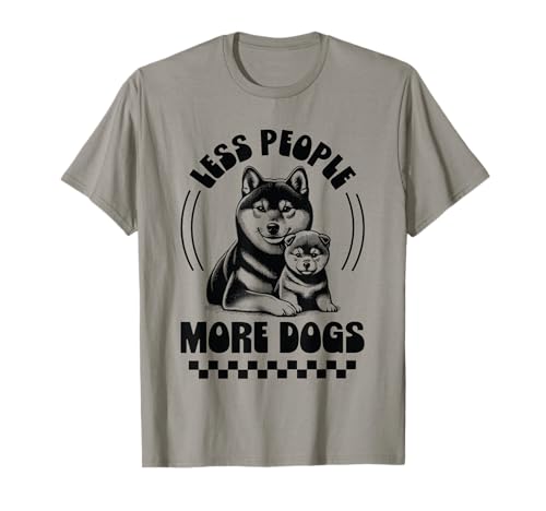 Less People More Dogs Lustiger Spruch Introvertiert Hund Vintage Männer T-Shirt Less People More Dogs Lustiger Spruch Introvertiert Hund Vintage Männer T-Shirt von Funny Sarcastic Introvert Saying Dog Lover Owner